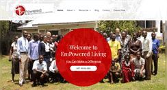 Desktop Screenshot of empowered-living.org